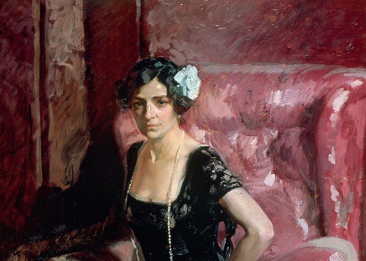 Retrato de Clotilde García del Castillo .1910, Autor: Joaquín Sorolla