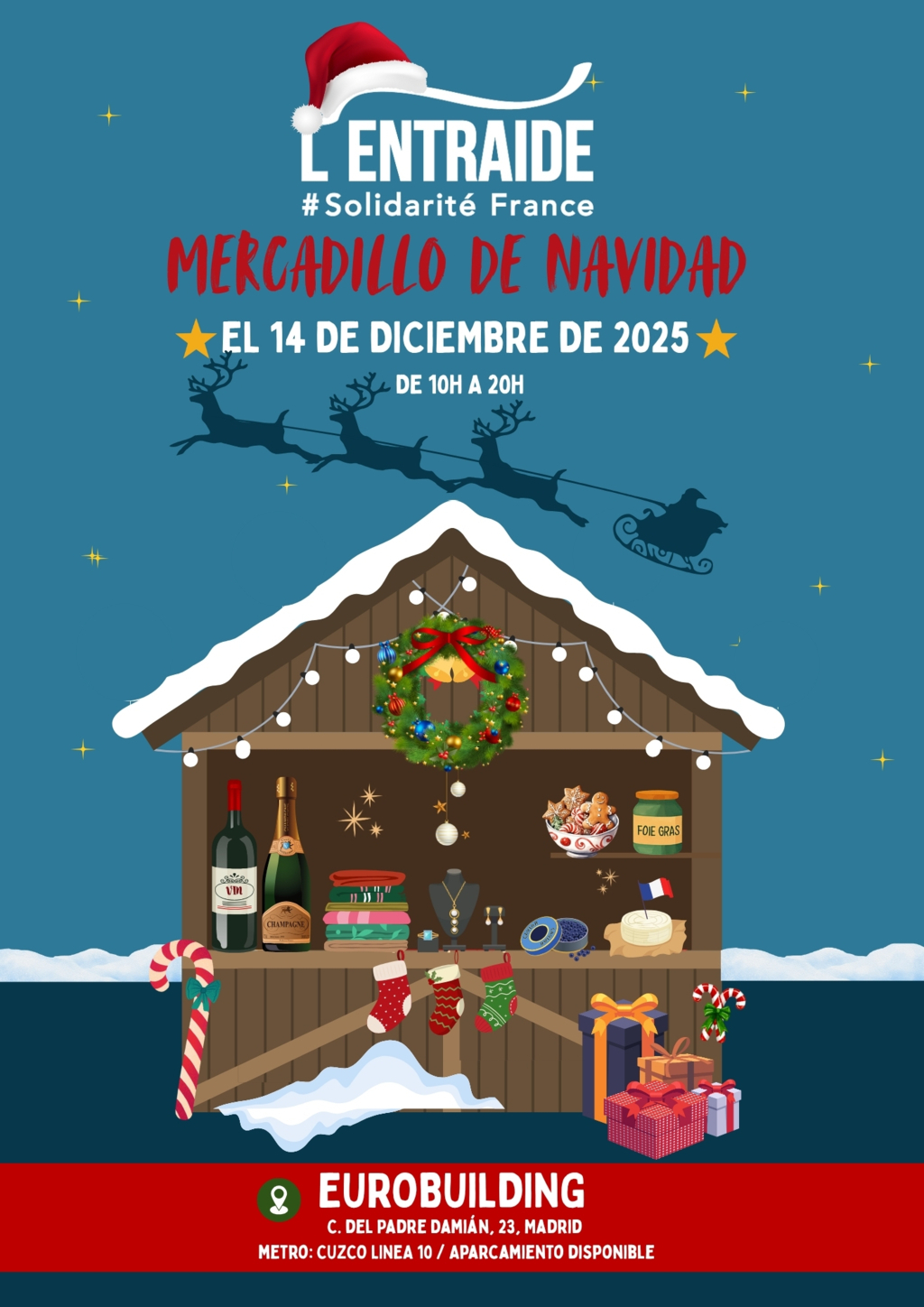 Entraide Francaise Espagne Mercadillo Navidad 2025 Mujeres Avenir